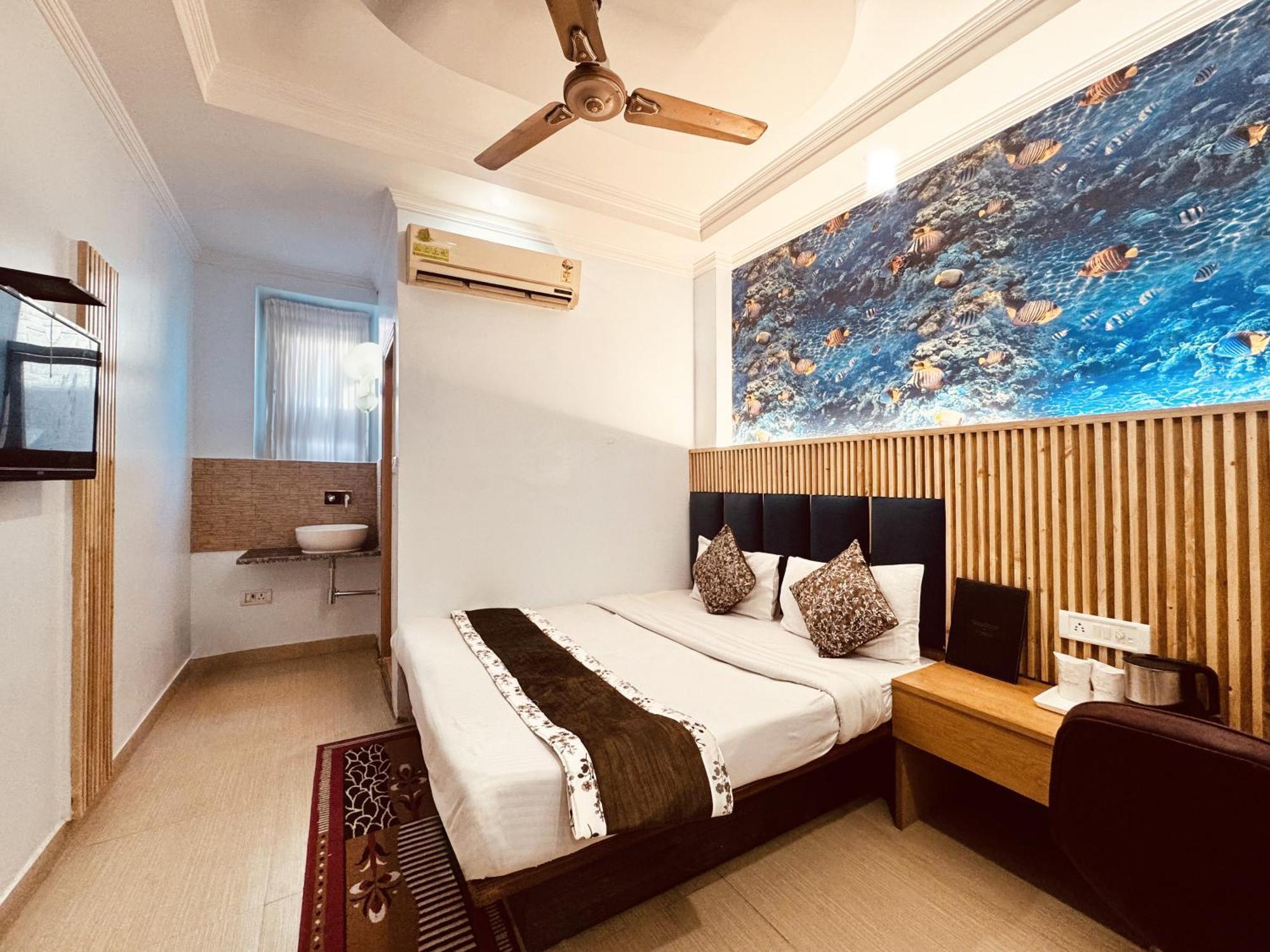 Hotel Jai Balaji, Paharganj, New Delhi Railway Station Exterior foto